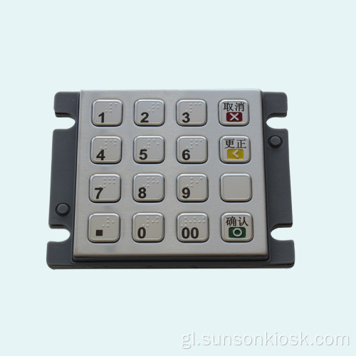 Teclado PIN cifrado compacto